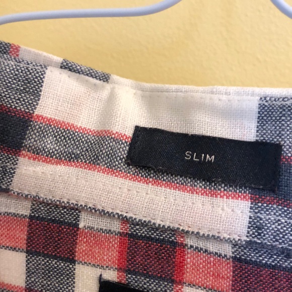 J Crew Slim Fit Medium Plaid Shirt - Picture 4 of 6